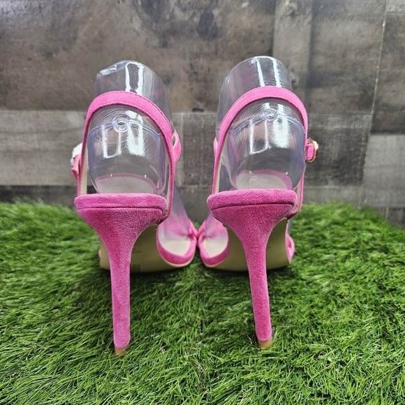 New STUART WEITZMAN DANCER TWISTIE 100 SUEDE SANDAL 8.0 - Picture 5 of 11